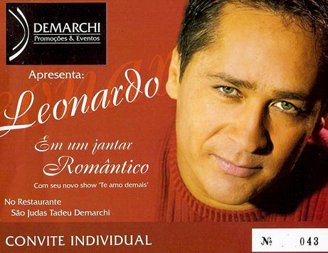 ingresso de show de Leonardo