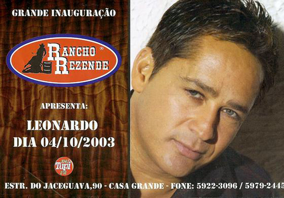 ingresso de show de Leonardo